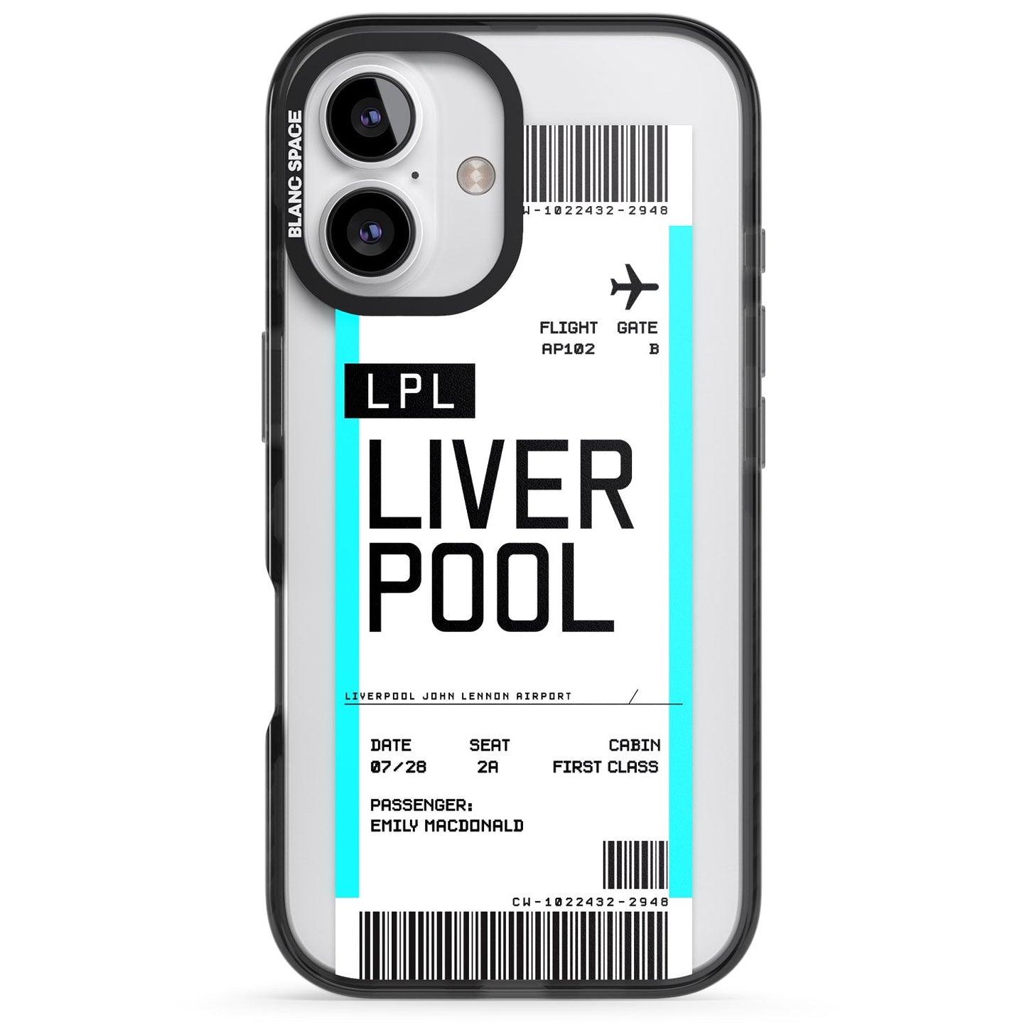 Personalised Liverpool Boarding Pass