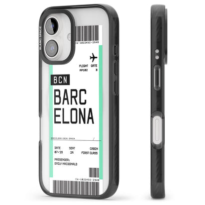 Personalised Barcelona Boarding Pass