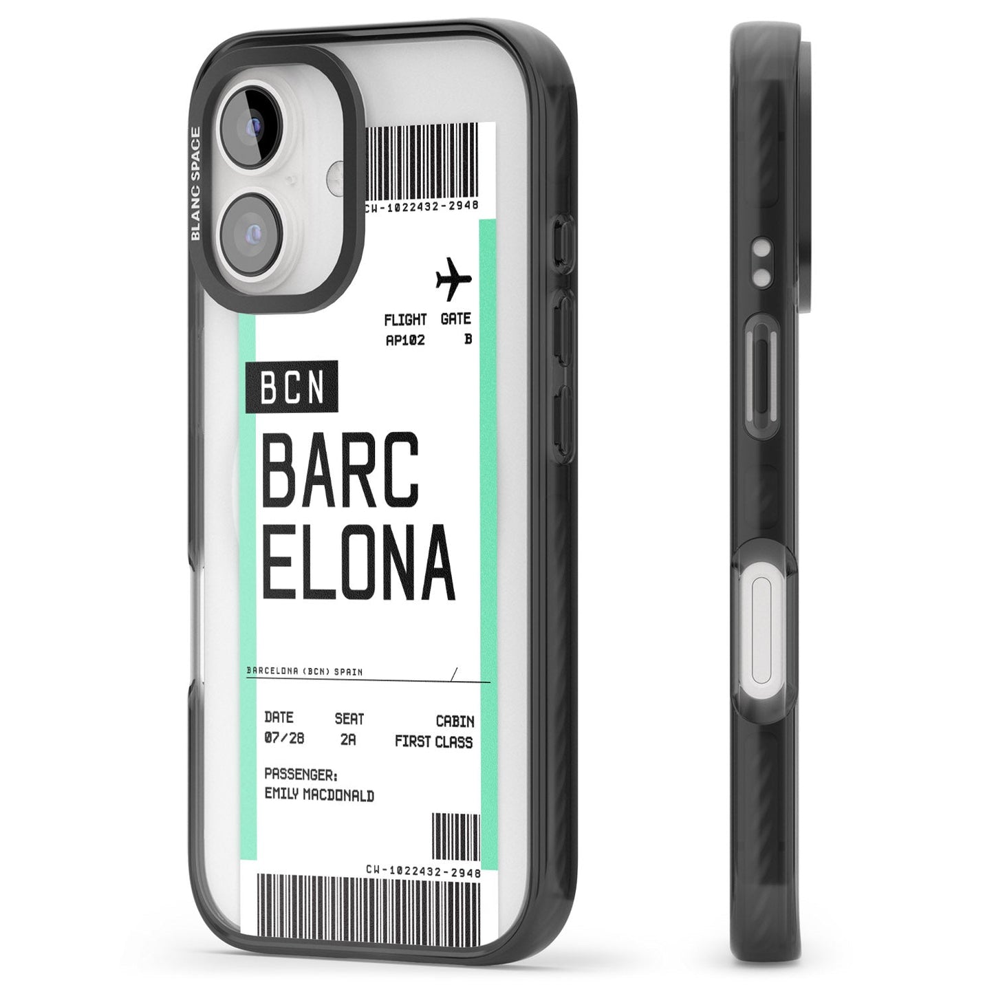 Personalised Barcelona Boarding Pass
