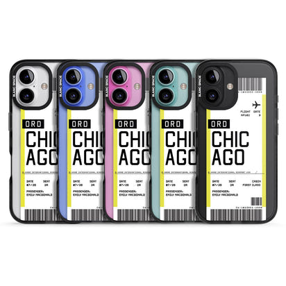 Personalised Chicago Boarding Pass
