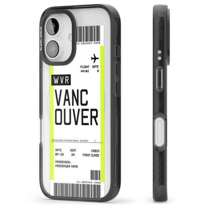Personalised Vancouver Boarding Pass