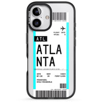 Personalisierte Atlanta-Bordkarte