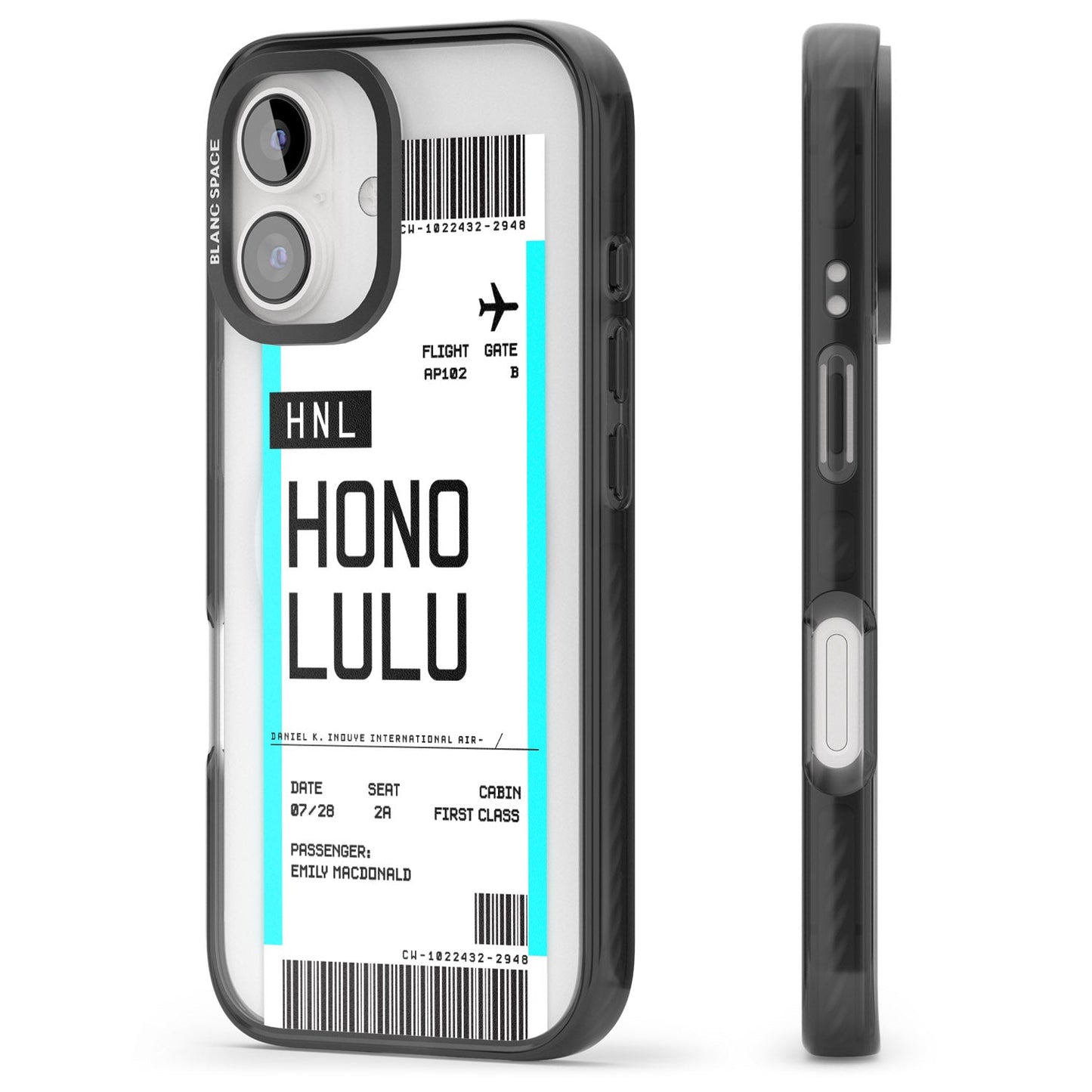 Personalised Honolulu Boarding Pass