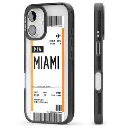Personalised Miami Boarding Pass