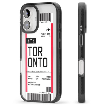 Personalised Toronto Boarding Pass