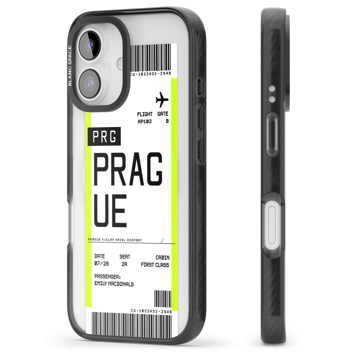 Personalised Prague Boarding Pass