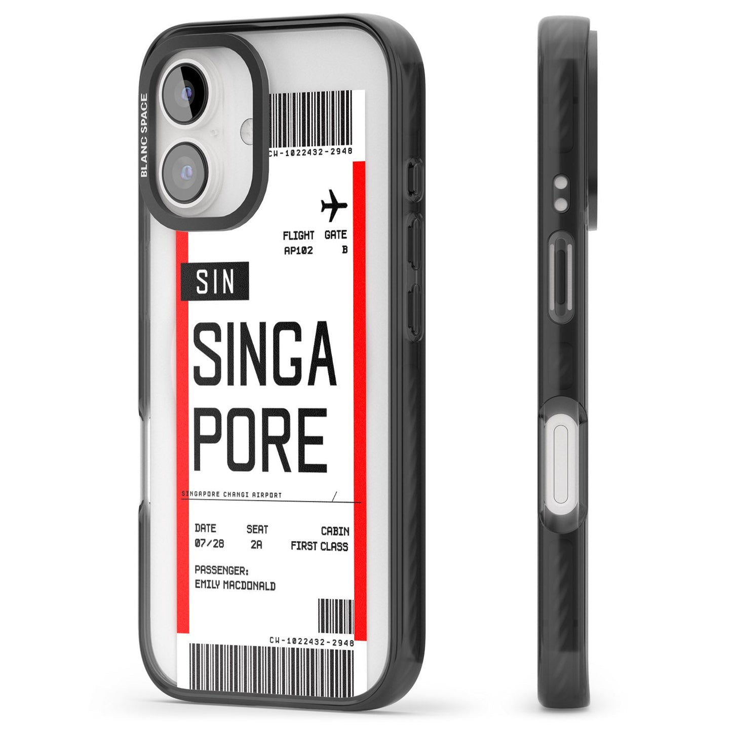 Personalised Singapore Boarding Pass