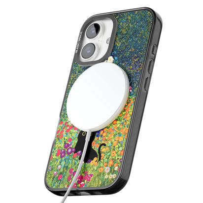 Cat in Klimt's Garden