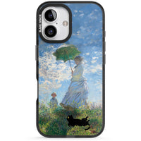 Cat with Monet's Parasol Lady