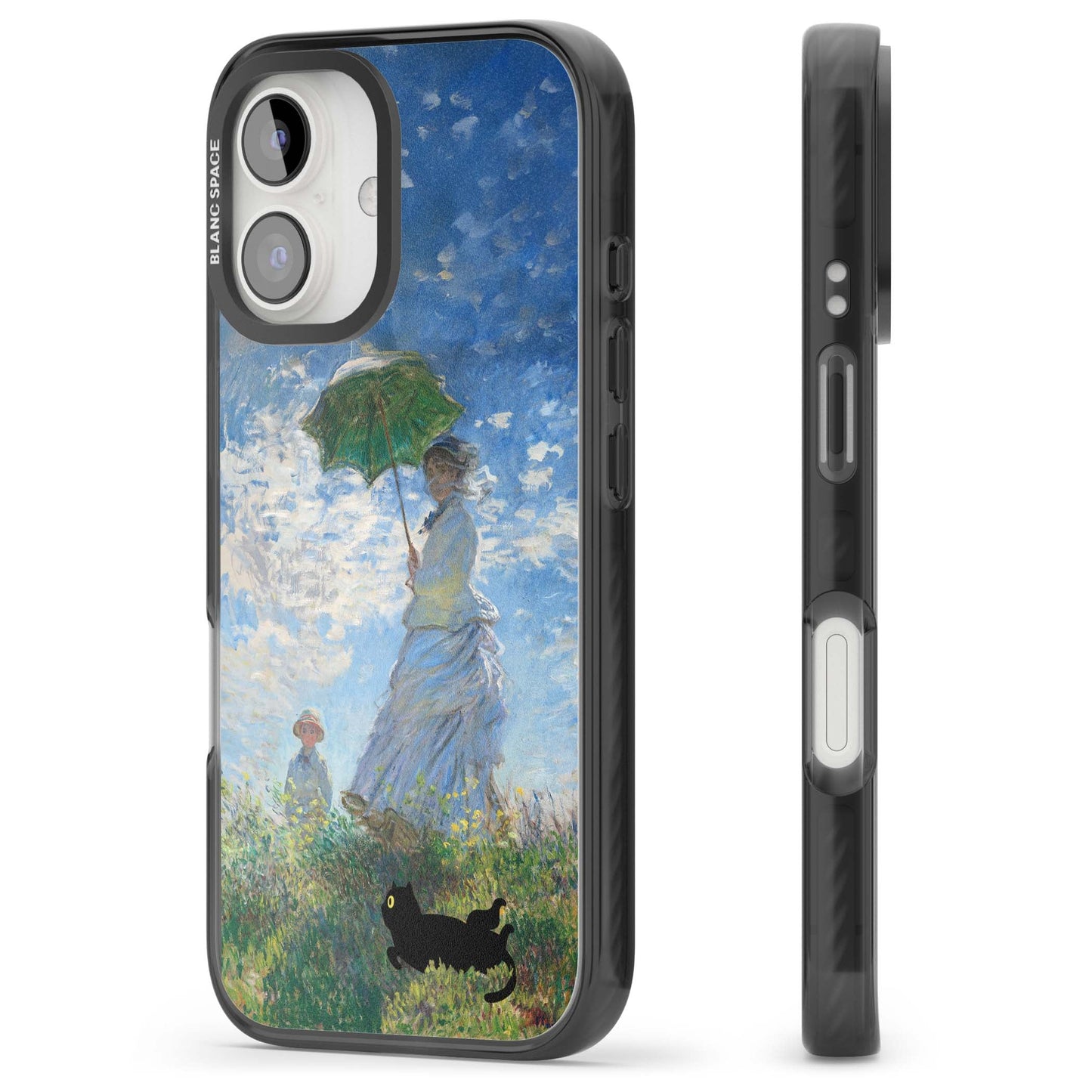 Cat with Monet's Parasol Lady