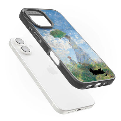 Cat with Monet's Parasol Lady