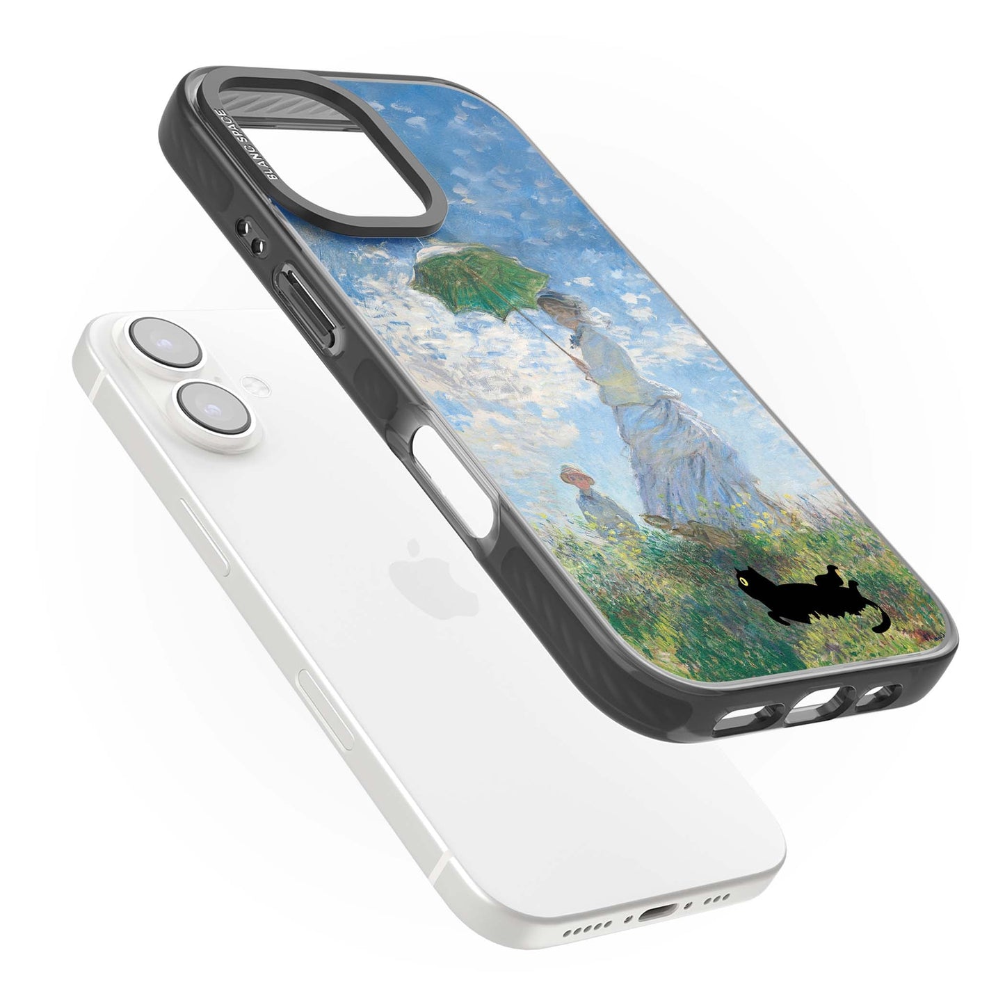 Cat with Monet's Parasol Lady