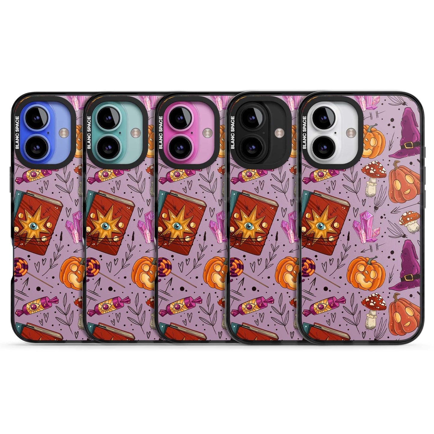 Witchy Cartoon Halloween Pattern