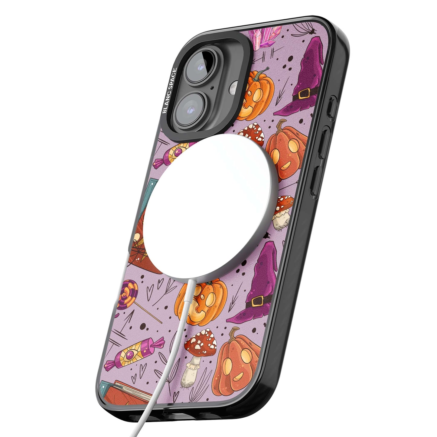 Witchy Cartoon Halloween Pattern