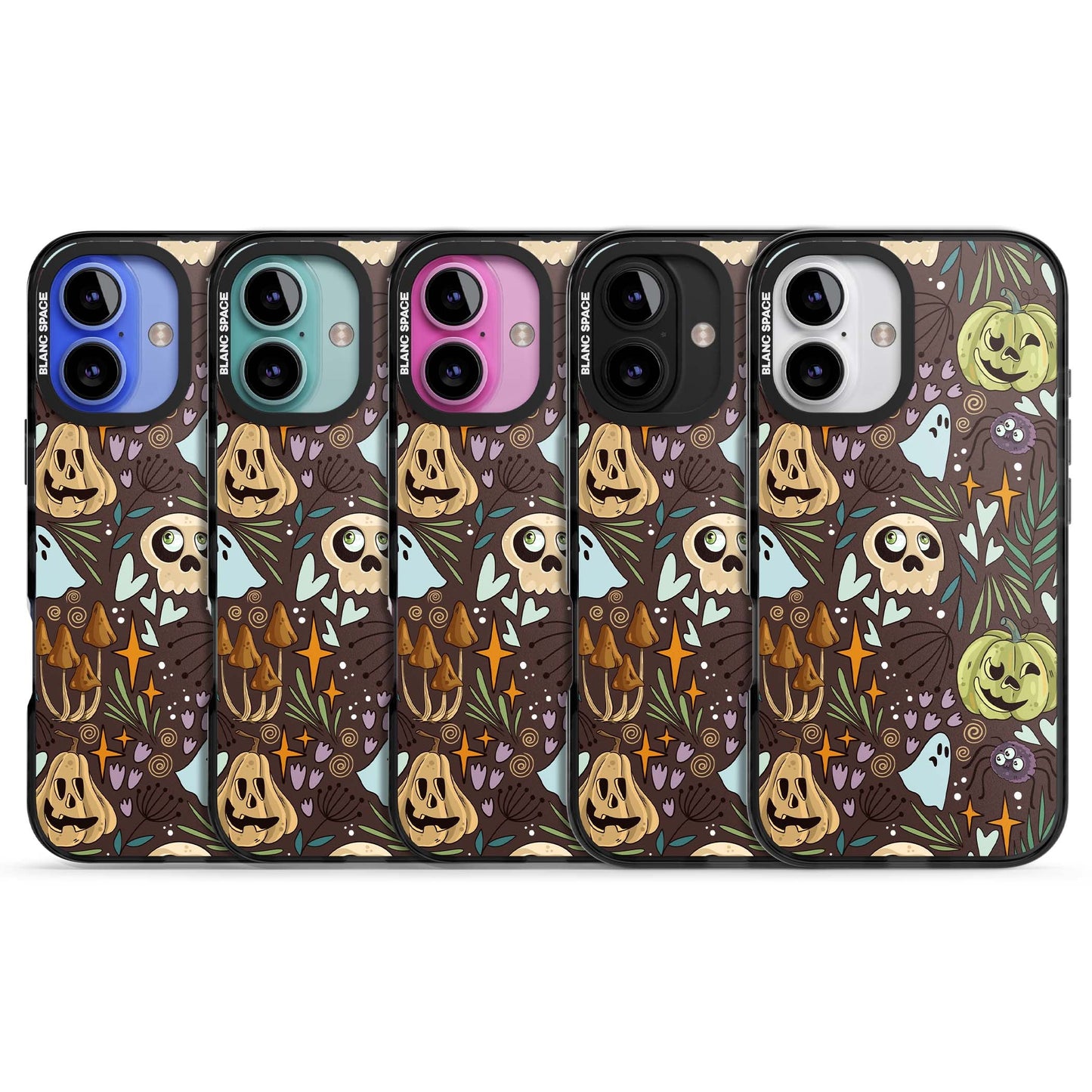 Goblincore Cartoon Halloween Pattern