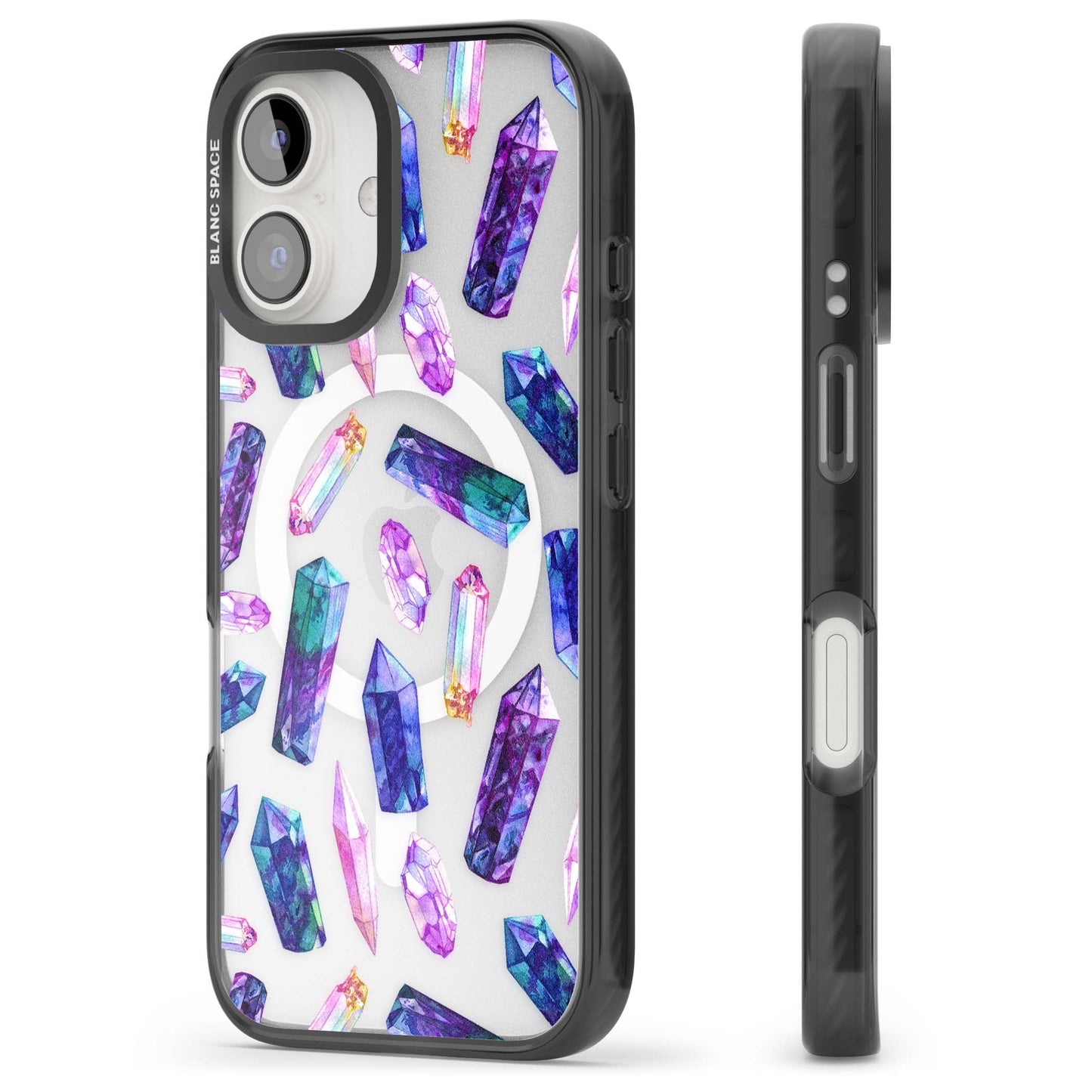 Iridescent Prism Crystals