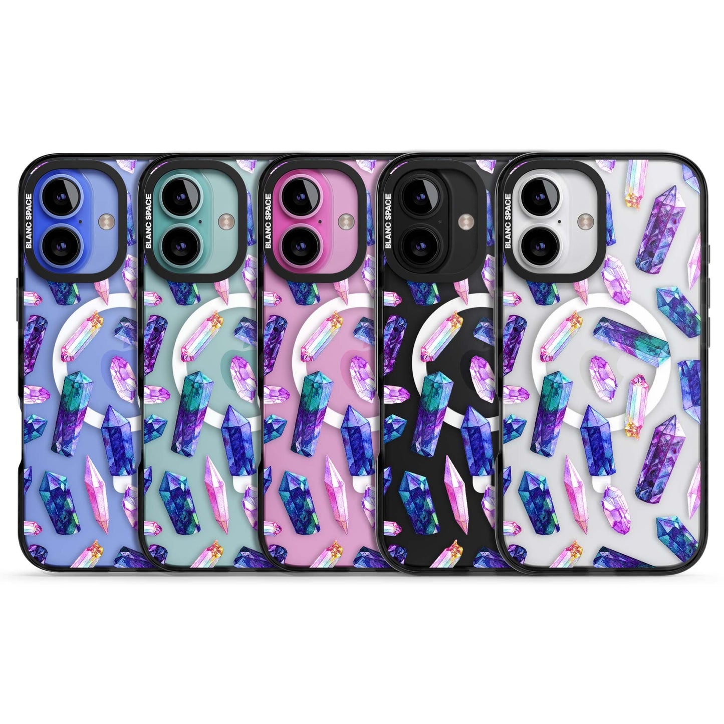 Iridescent Prism Crystals