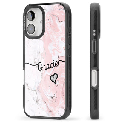 Personalised Pink Marble