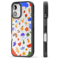 Quirky Cute Icon Pattern