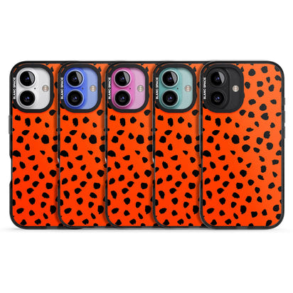 Fetter roter Punktdruck