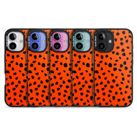 Fetter roter Punktdruck