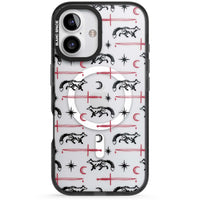 Motif renard et lame