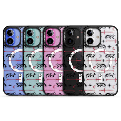 Motif renard et lame