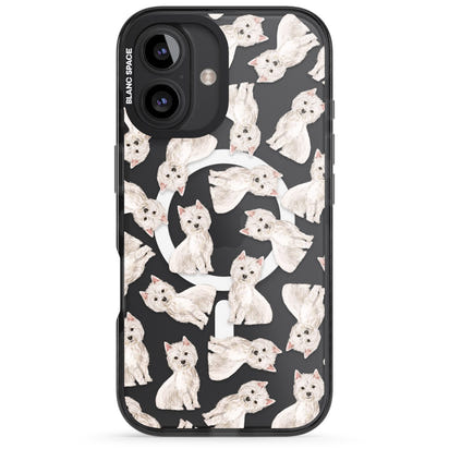 Motif de chien Westie