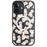 Motif de chien Westie