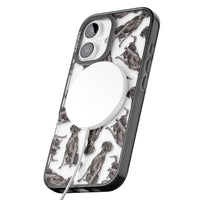 Black Labrador Watercolor Pattern