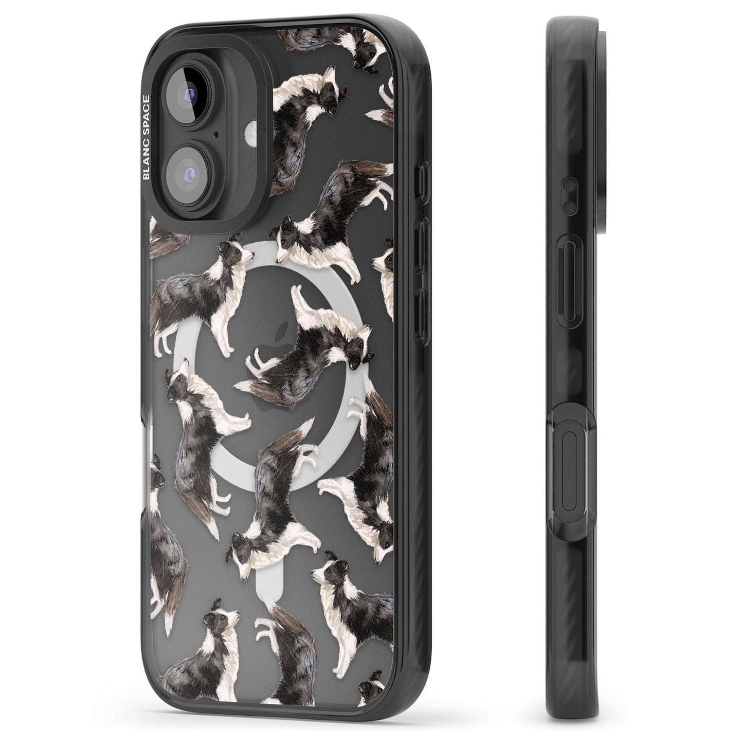 Border Collie Pattern Watercolour