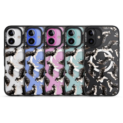 Border Collie Pattern Watercolour