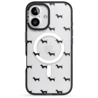 Dachshund Pattern Clear