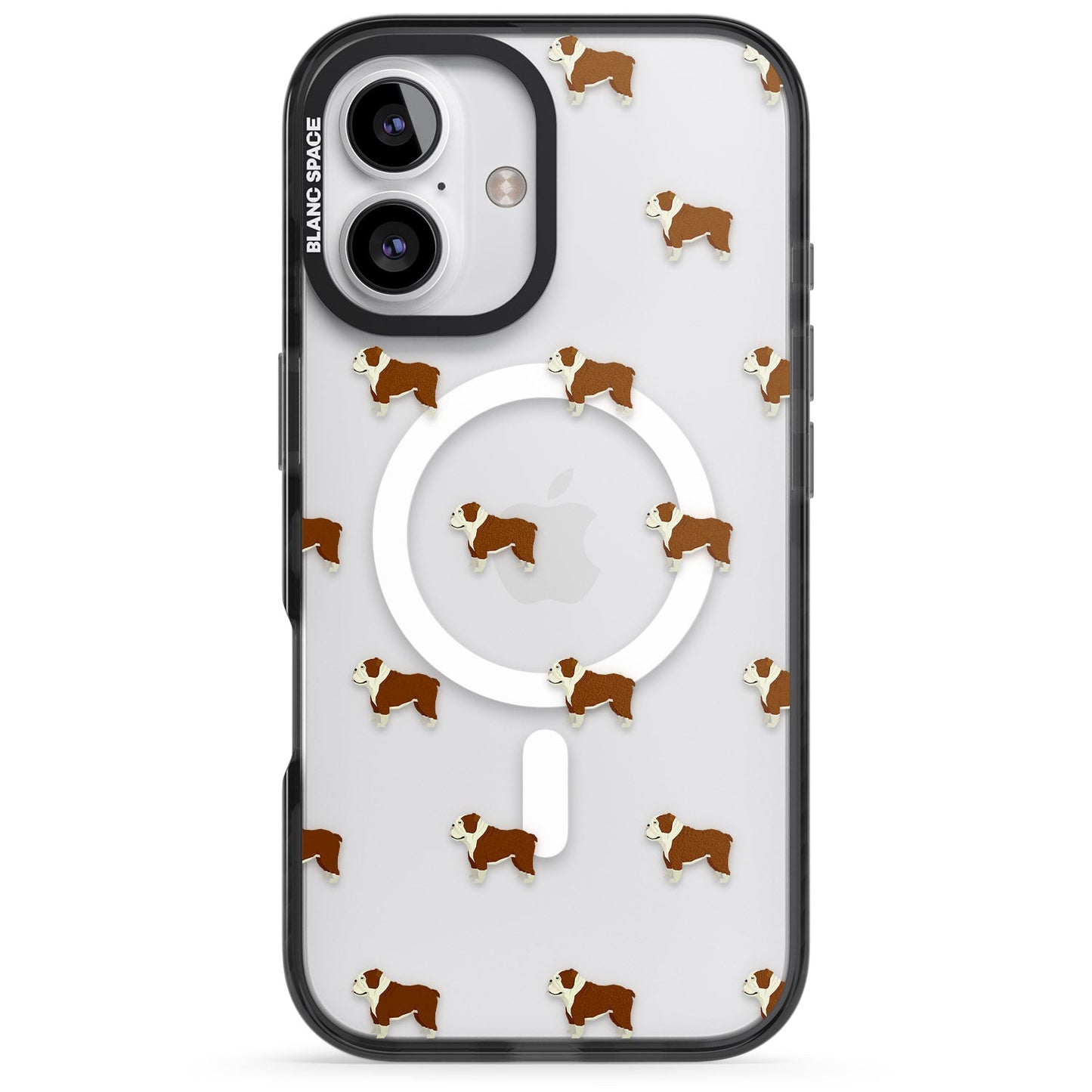 Motif bouledogue clair