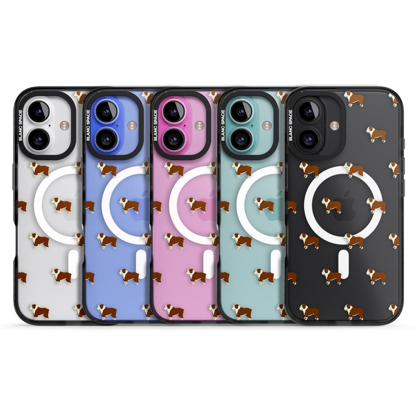 Motif bouledogue clair