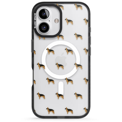 German Shepherd Pattern Clear