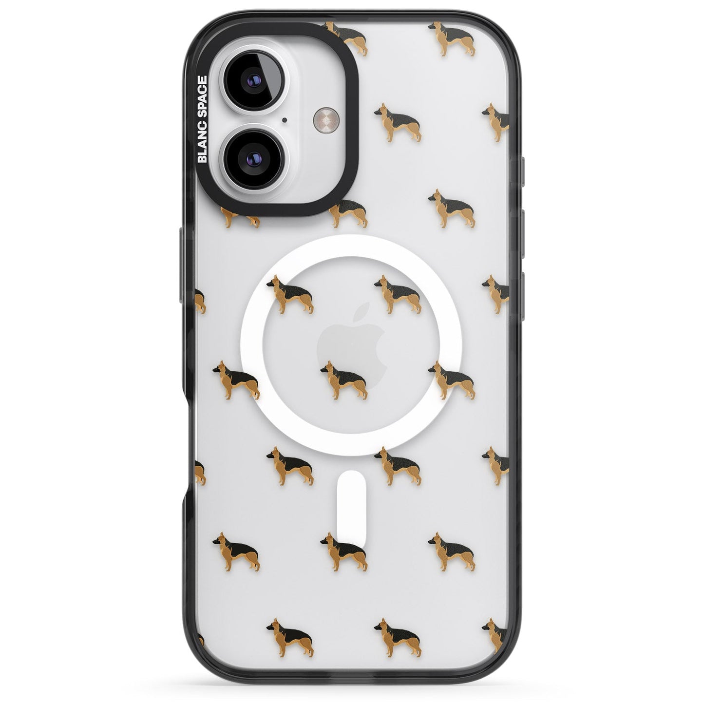 German Shepherd Pattern Clear