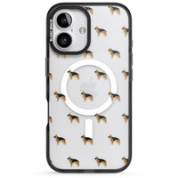 German Shepherd Pattern Clear