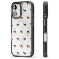 German Shepherd Pattern Clear