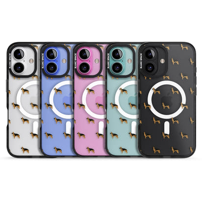 German Shepherd Pattern Clear