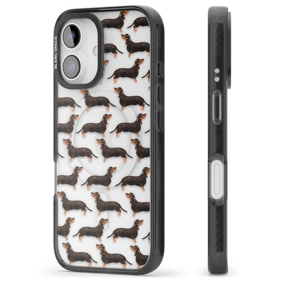 Dachshund Pattern Black Tan