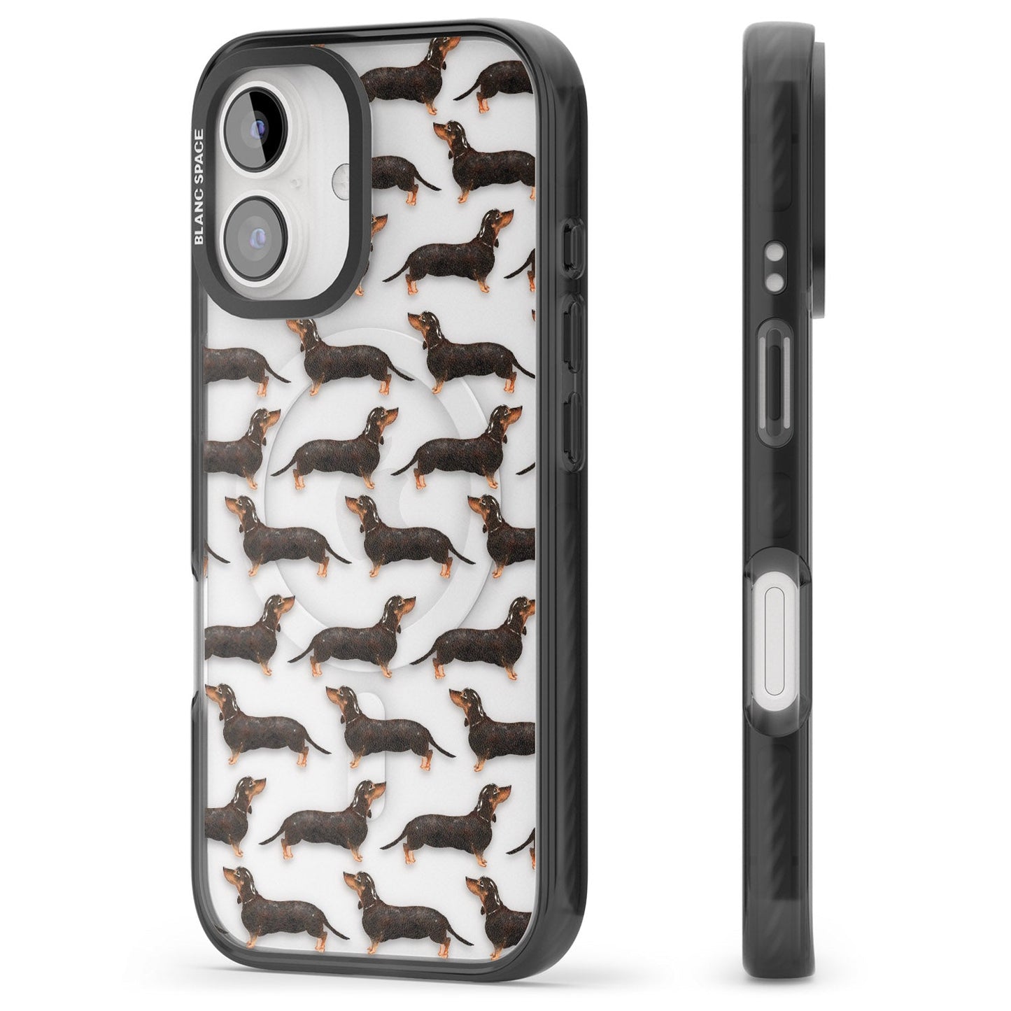 Dachshund Pattern Black Tan