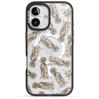 Weimaraner Watercolor Dog