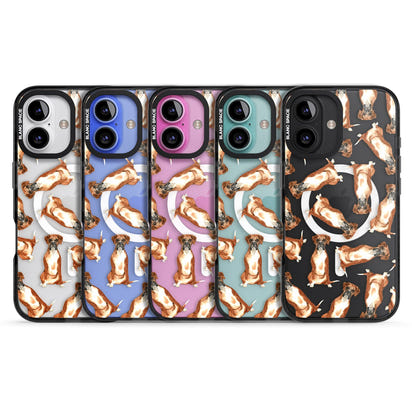 Boxer-Aquarell-Hundemuster