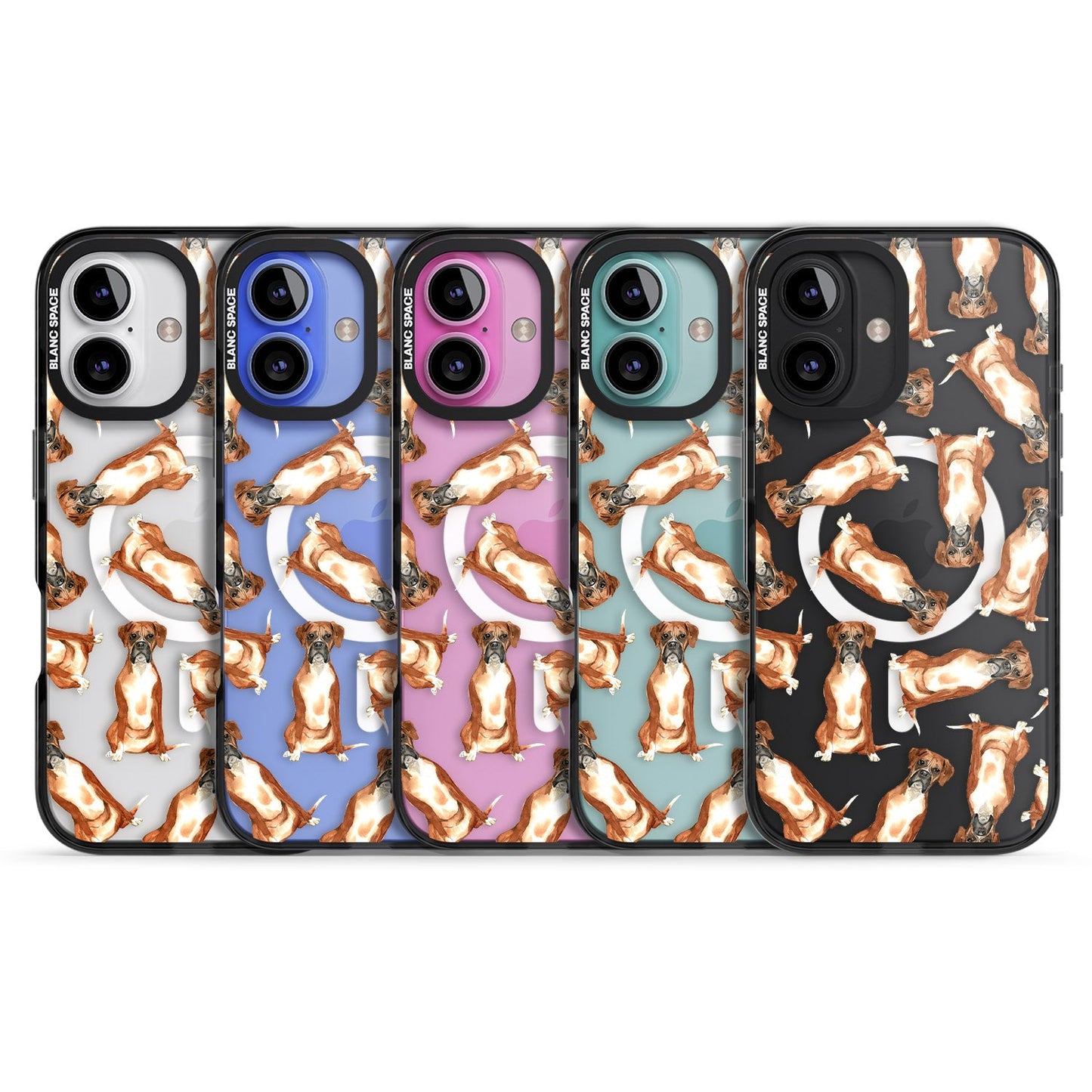 Boxer-Aquarell-Hundemuster