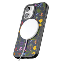 Grille de fleurs sauvages