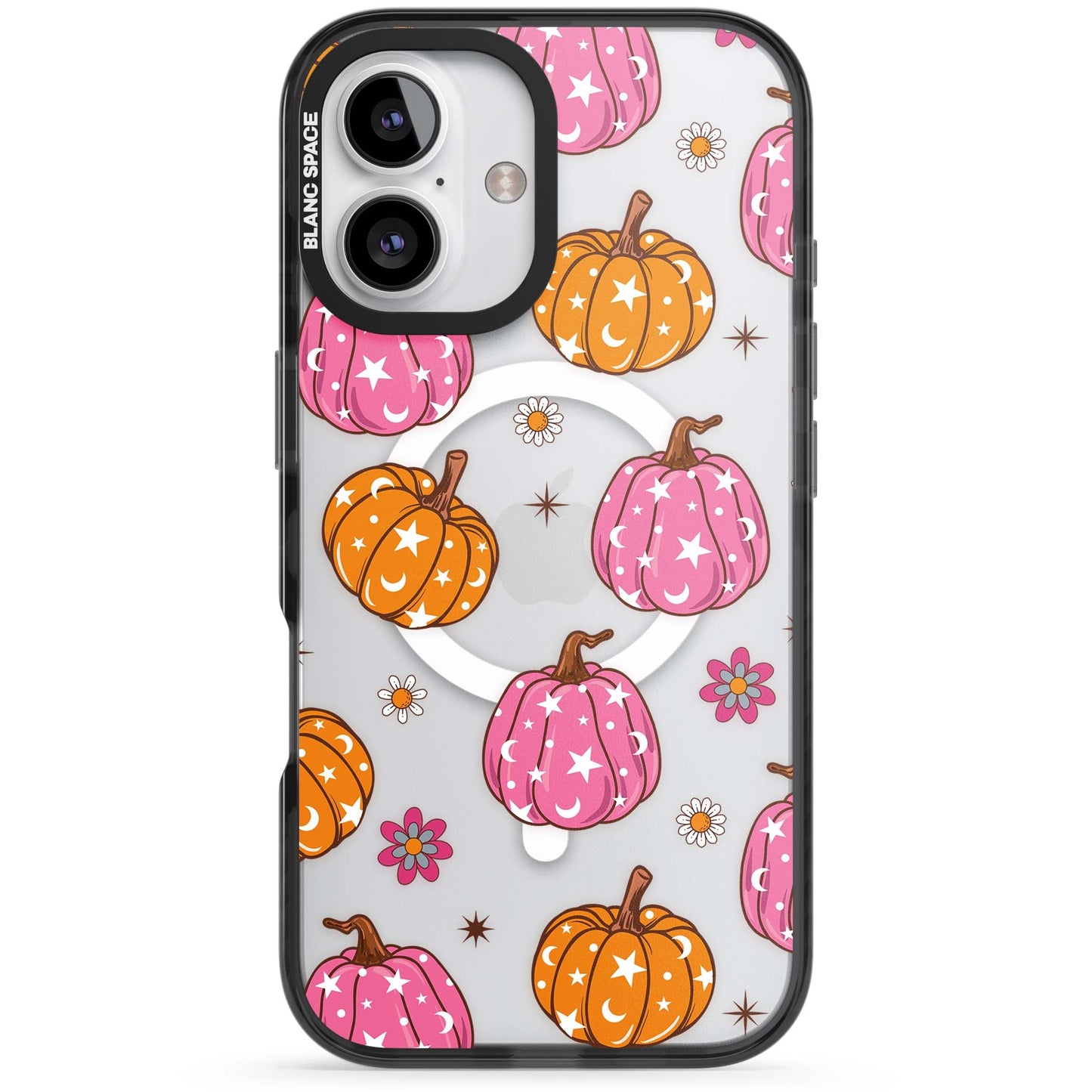 Motif de citrouilles Fleurs et Étoiles