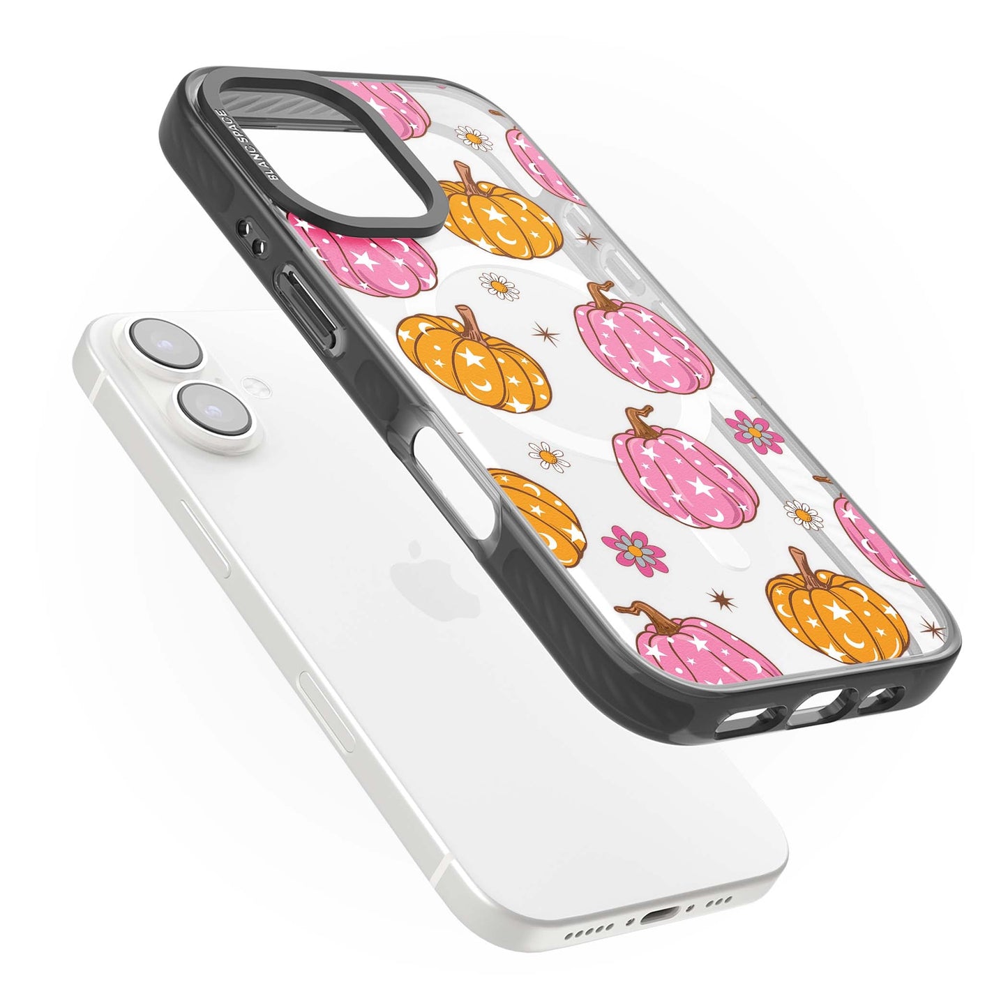 Motif de citrouilles Fleurs et Étoiles