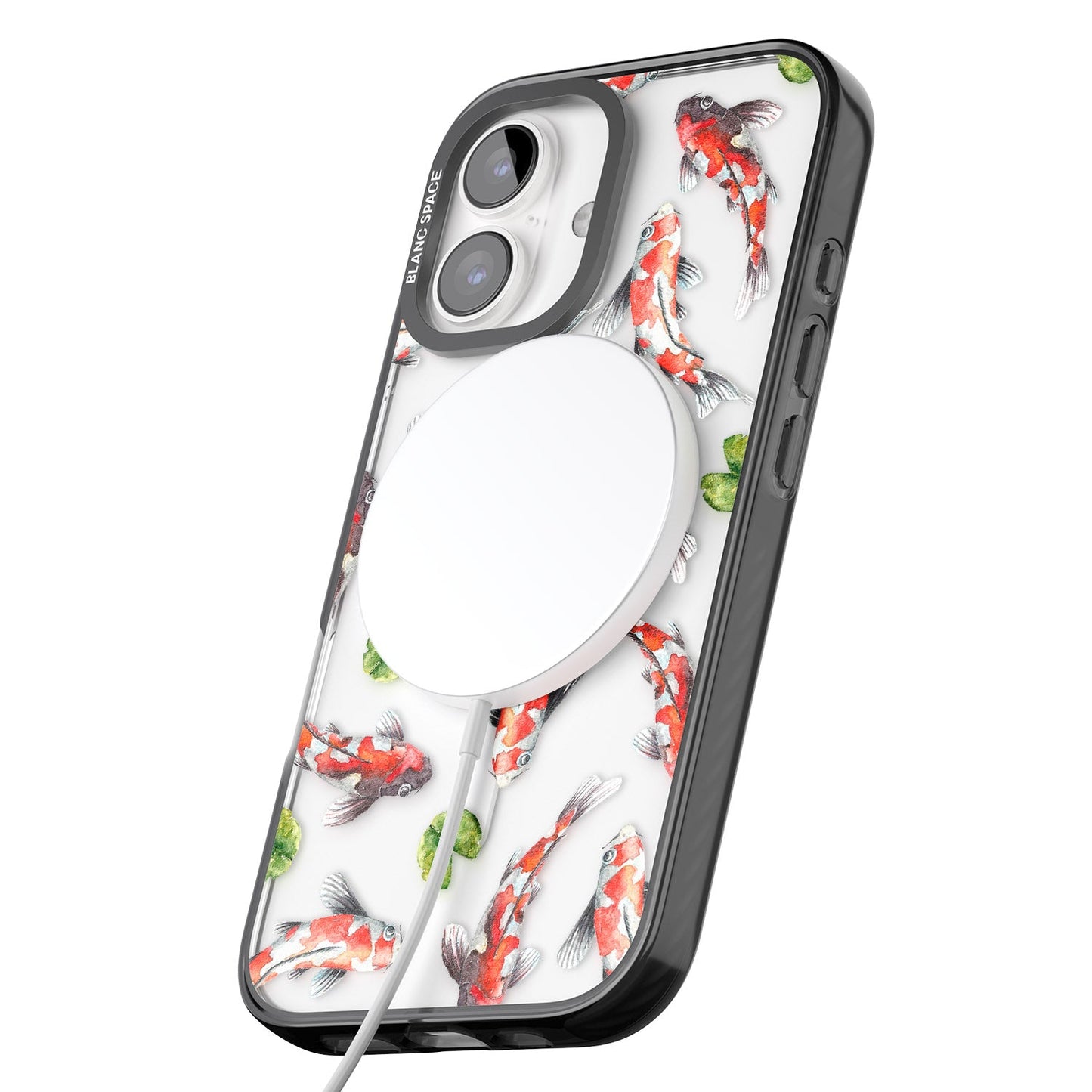 Aquarelle de poissons koi