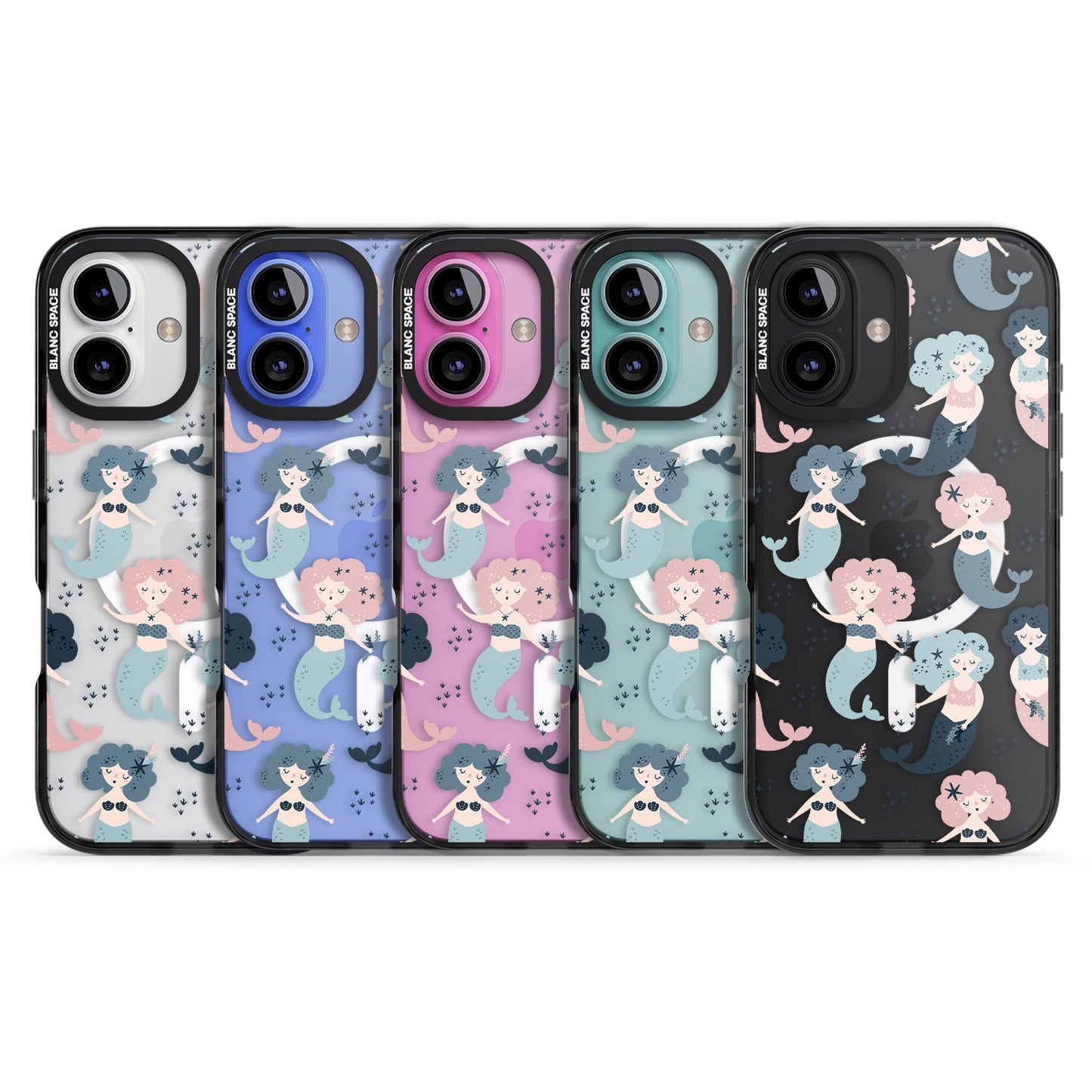 Pastellfarbene Meerjungfrauen